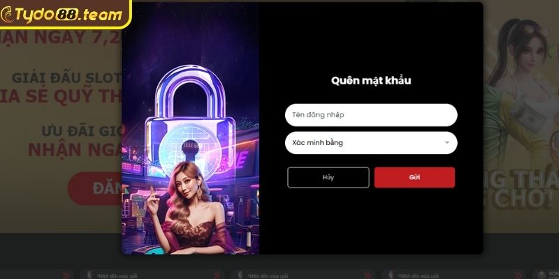 Quên mật khẩu đăng nhập